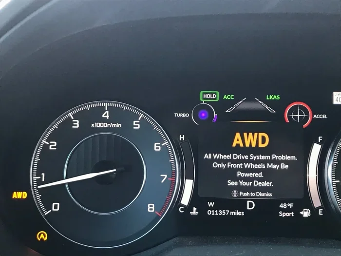 What Does It Mean When It Says Check AWD System Warning