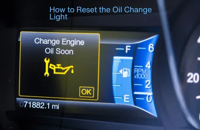 How Do You Reset the Oil Change Maintenance Indicator Easy