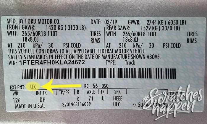 Can My Vin Tell Me My Paint Code?